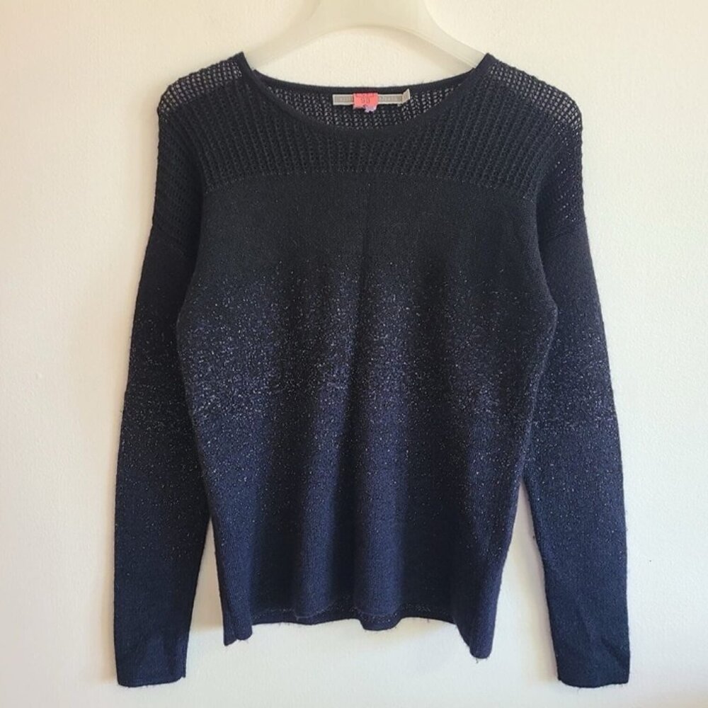 Alicia Adams Alpaca Cozy Baby Alpaca Sweater Size XS Crew Neck